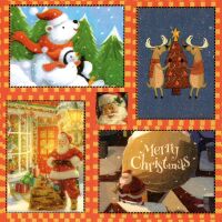 Weihnachten Seidenpapier 50x70cm 4 Bogen im Umverpackung