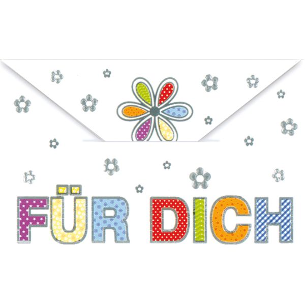 Allgemeine Wünsche Geldgeschenkkarte mit Umschlag  Für Dich