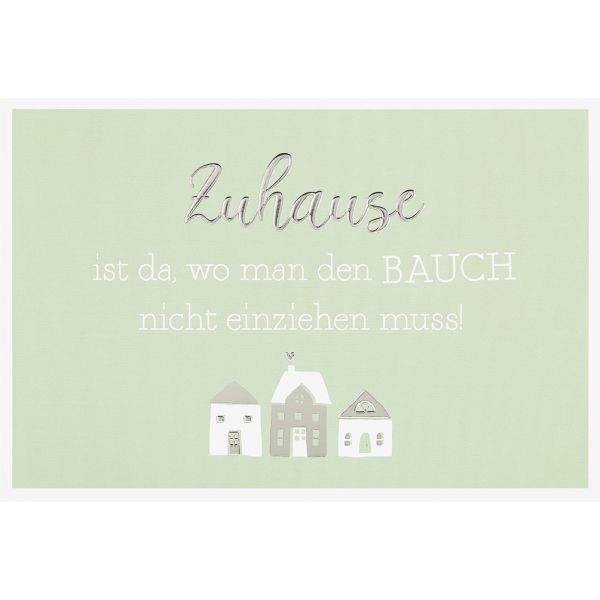 Neues Heim Einzug Umzug Glückwunschkarte mit Umschlag Zuhause, 2,95