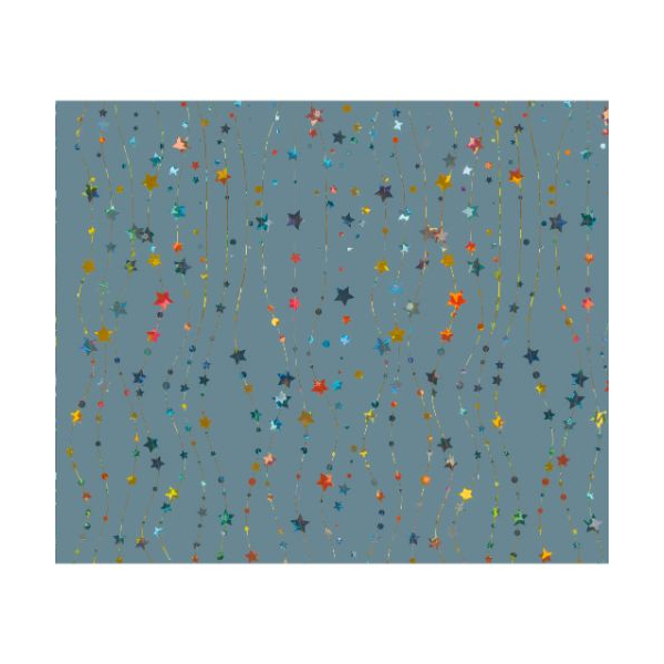 Geschenkpapier Weihnachten - Röllchen 70x150cm – Sternenfunk.grau