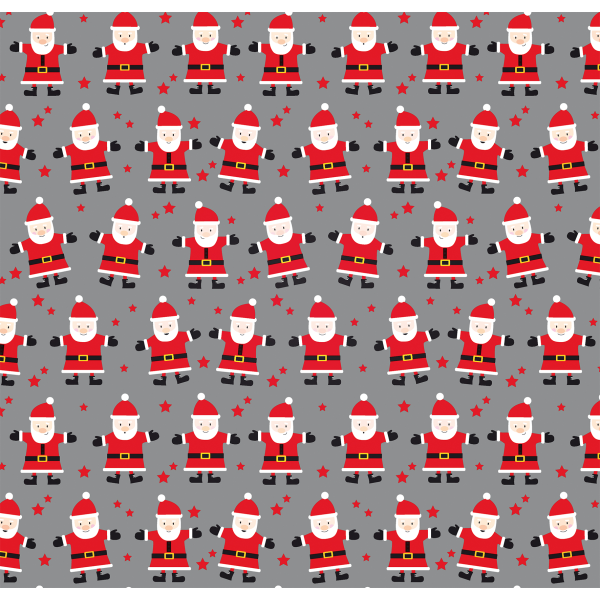 Geschenkpapier Weihnachten Röllchen 70x150cm Little Santa Weihnachtsmänner