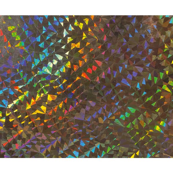 Geschenkpapier Weihnachten Röllchen 70x150cm Holopraphisch silber