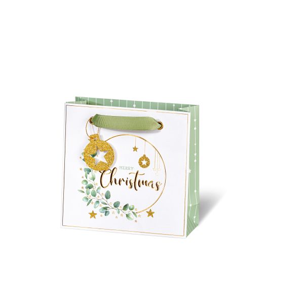 Weihnachten - Tasche CD-Format - Christmas Style - Ilex mit Merry Christrmas