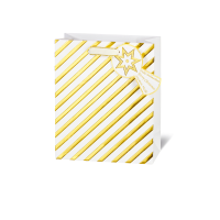 Weihnachten Geschenktüte Tasche A5 Format  Gold...