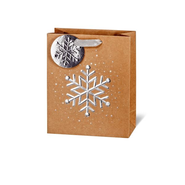 Tasche Weihnachten im Buch-Format A5 -  Let it snow