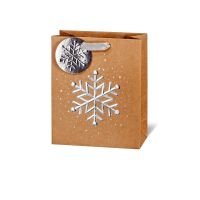 Tasche Weihnachten im Buch-Format A5 -  Let it snow