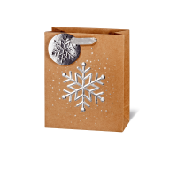 Tasche Weihnachten im Buch-Format A5 -  Let it snow