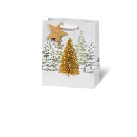 Weihnachten Geschenktüte A5 Format White Silence...