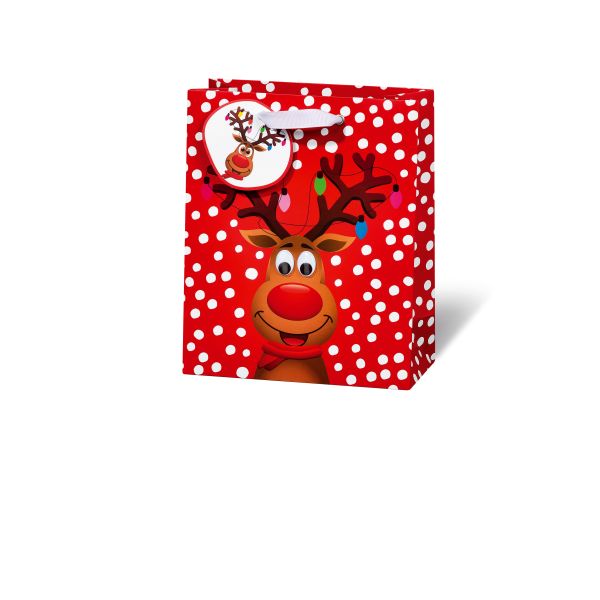 Weihnachten Tasche Buchformat Geschenktüte Funny Christmas