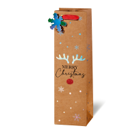 Weihnachten - Tasche - Flaschentüte - Weintasche -...