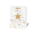Tasche A4 Glitter Star - Geschenktüte Weihnachten