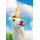 Ohne Text Premium Line Glückwunschkarte mit Briefumschlag Pferd Regenbogen Partyhut Einhorn