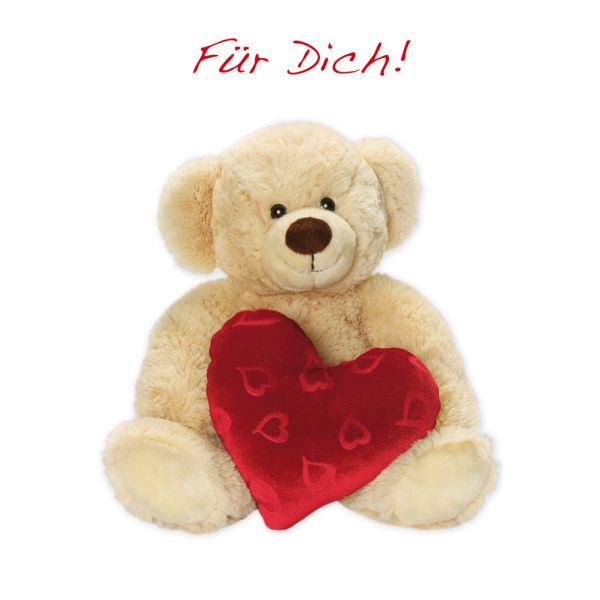 Allgemeine Wünsche Glückwunschkarte mit Briefumschlag Bär Für Dich