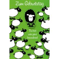 Geburtstag Collage Glückwunschkarte mit Umschlag...