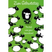 Geburtstag Collage Glückwunschkarte mit Umschlag...