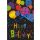 Geburtstag Collage Glückwunschkarte mit Umschlag Ballons Happy Birthday