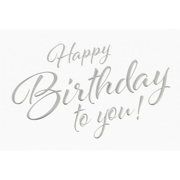 Geburtstag – Glückwunschkarte im Format 11,5 cm x 22 cm mit Umschlag