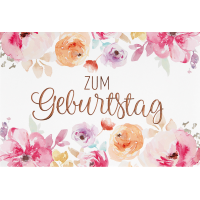 Geburtstag unverpackte Glückwunschkarte mit...