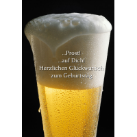 Geburtstag Glückwunschkarte mit Briefumschlag Bier...