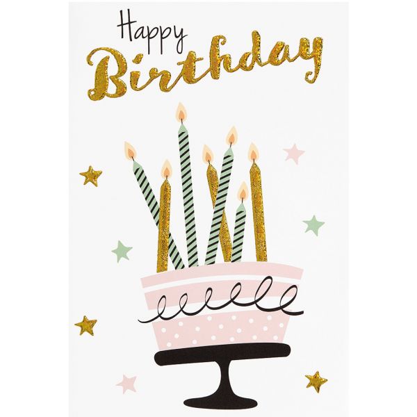 Geburtstag - Glückwunschkarte im Format 11,5 x 17 cm mit Briefumschlag