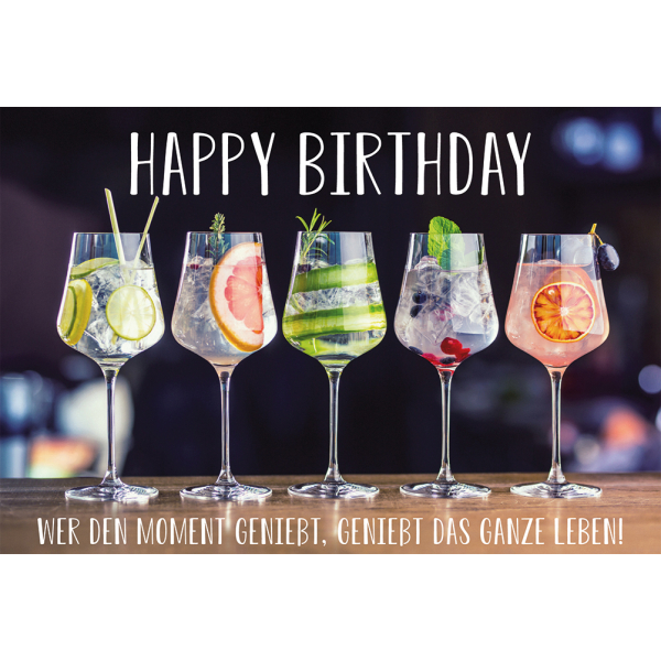 Edition Colibri Geburtstagskarte Mit Umschlag A6 – „Happy Birthday“ Ballon-Design, Made In Germany