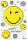 Geburtstag - Smiley - Glückwunschkarte im Format 11,5 x 17 cm mit Briefumschlag