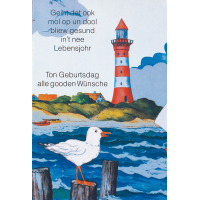 Geburtstag Glückwunschkarte Umschlag Plattdeutscher...