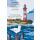 Geburtstag Glückwunschkarte Umschlag Plattdeutscher Text Leuchtturm maritim