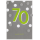 70. Geburtstag Glückwunschkarte mit Umschlag 70 Tupfen Alles Gute