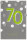 70. Geburtstag - Unverpackt – plastikfreie Verpackung - Glückwunschkarte im Format 11,5 x 17 cm mit Briefumschlag