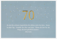 70. Geburtstag - Unverpackt – plastikfreie...
