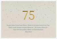 75. Geburtstag - Unverpackt – plastikfreie...