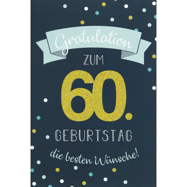 UK Greetings Glückwunschkarte Zum 60. Hochzeitstag Für Eltern - Mit Silberfolie & Umschlag, 165x254 Mm