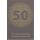 50. Geburtstag Glückwunschkarte mit Umschlag 50 Golden Zum runden Geburtstag