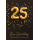 25. Geburtstag  Glückwunschkarte mit Umschlag 25 Ballons Gold Herzlichen Glückwunsch