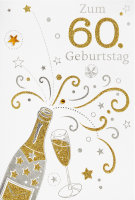 60. Geburtstag - Collage - Glückwunschkarte im...