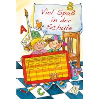 Schulanfang  Glückwunschkarte mit Umschlag...