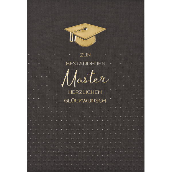 Glückwunschkarte Zur Bestandenen Prüfung – Für Abitur, Bachelor, Master, Promotion, A5, Mit Kuvert