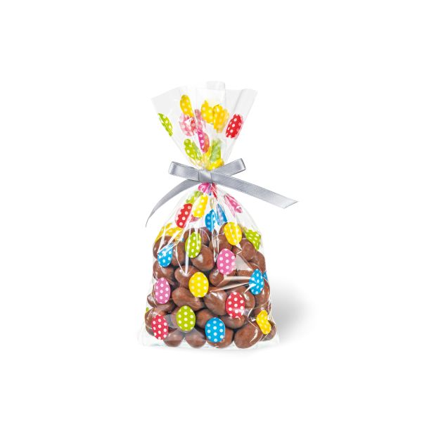 Klarsichtbeutel -235x145mm bunte Eier - Ostern - Zellglasbeutel Ostern