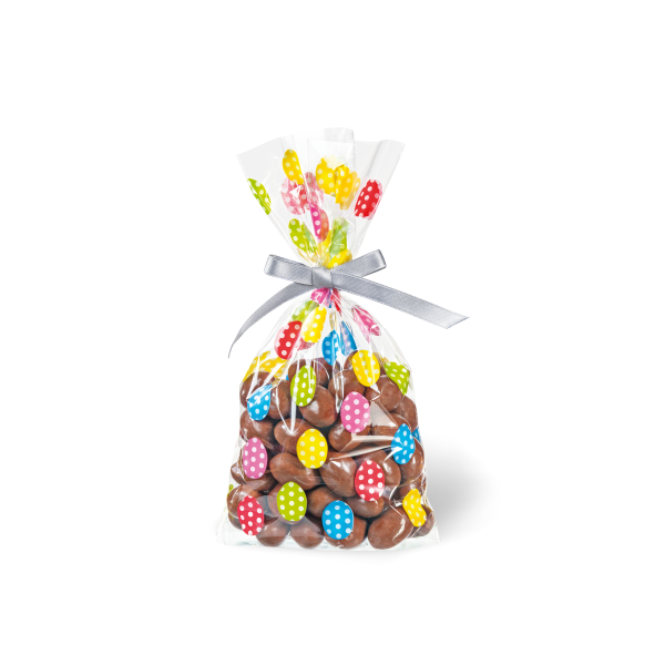 Klarsichtbeutel -235x145mm bunte Eier - Ostern - Zellglasbeutel Ostern