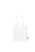 Tasche - Kraftpapier - 12x15x5,5 cm - weiß