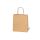 Tasche - Kraftpapier - 18x21x8 cm - naturbraun