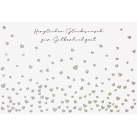 Silberhochzeit 25. Hochzeitstag Glückwunschkarte mit...
