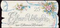 Silberhochzeit - 25. Hochzeitstag - Glückwunschkarte...