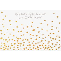 Goldhochzeit 50. Hochzeitstag Glückwunschkarte mit...