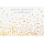 Goldhochzeit 50. Hochzeitstag Glückwunschkarte mit Briefumschlag goldene Herzen