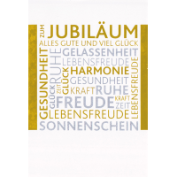 Jubiläum Glückwunschkarte mit Briefumschlag,...