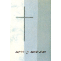 Trauer Beileid Kondolenzkarte mit Briefumschlag...