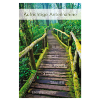 A Trauer Beileid Kondolenzkarte mit Briefumschlag...