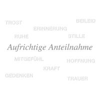 Trauer Beileid Kondolenzkarte mit Briefumschlag...